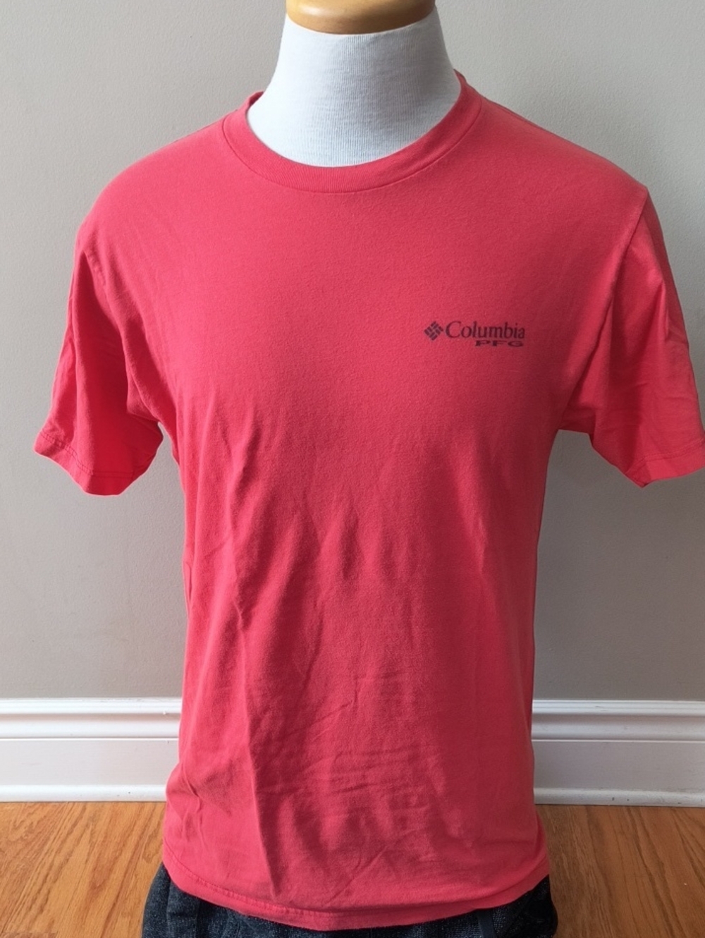 Columbia PFG Men's Short-Sleeve Crew T-Shirt, Orange, Size Large